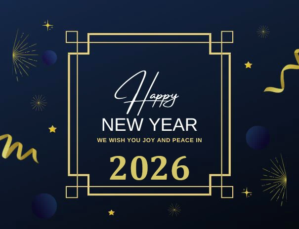 We wish you joy and peace in 2026