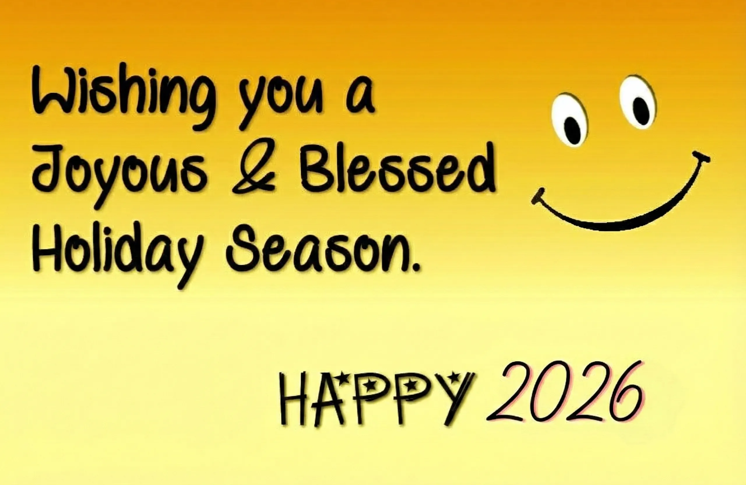 Wishing you a youous blessed holiday season happy 2026 Wishing you a youous blessed holiday season happy 2026
