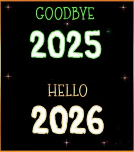 goodbye 2025 welcome 2026 images