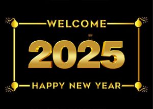welcome happy new year 2025 wishes wallpaper