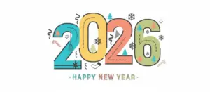 happy new year 2026 with wishes banner illustration vector happy new year 2026 with wishes banner illustration vector