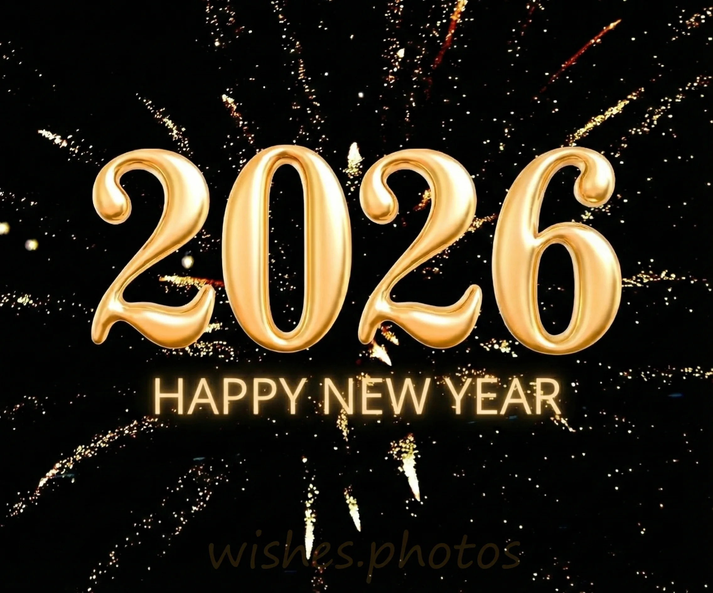 Black Firework 2026 Happy New Year Facebook Post Black Firework 2026 Happy New Year Facebook Post