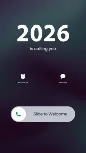 Black White Minimal Modern New Year Greeting Your Story 2026 Black White Minimal Modern New Year Greeting Your Story 2026