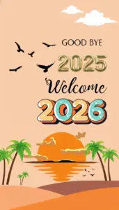Good Bye 2025 mobile wallpaper Good Bye 2025 mobile wallpaper)