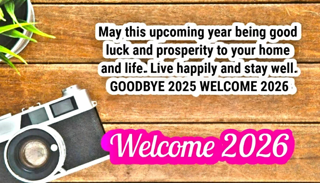 New Year 2026 Bye bye 2025 New Year 2026 Bye bye 2025
