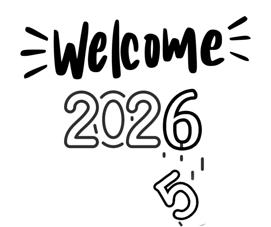 Welcome 2026 and dropping 5 letter Welcome 2026 and dropping 5 letter