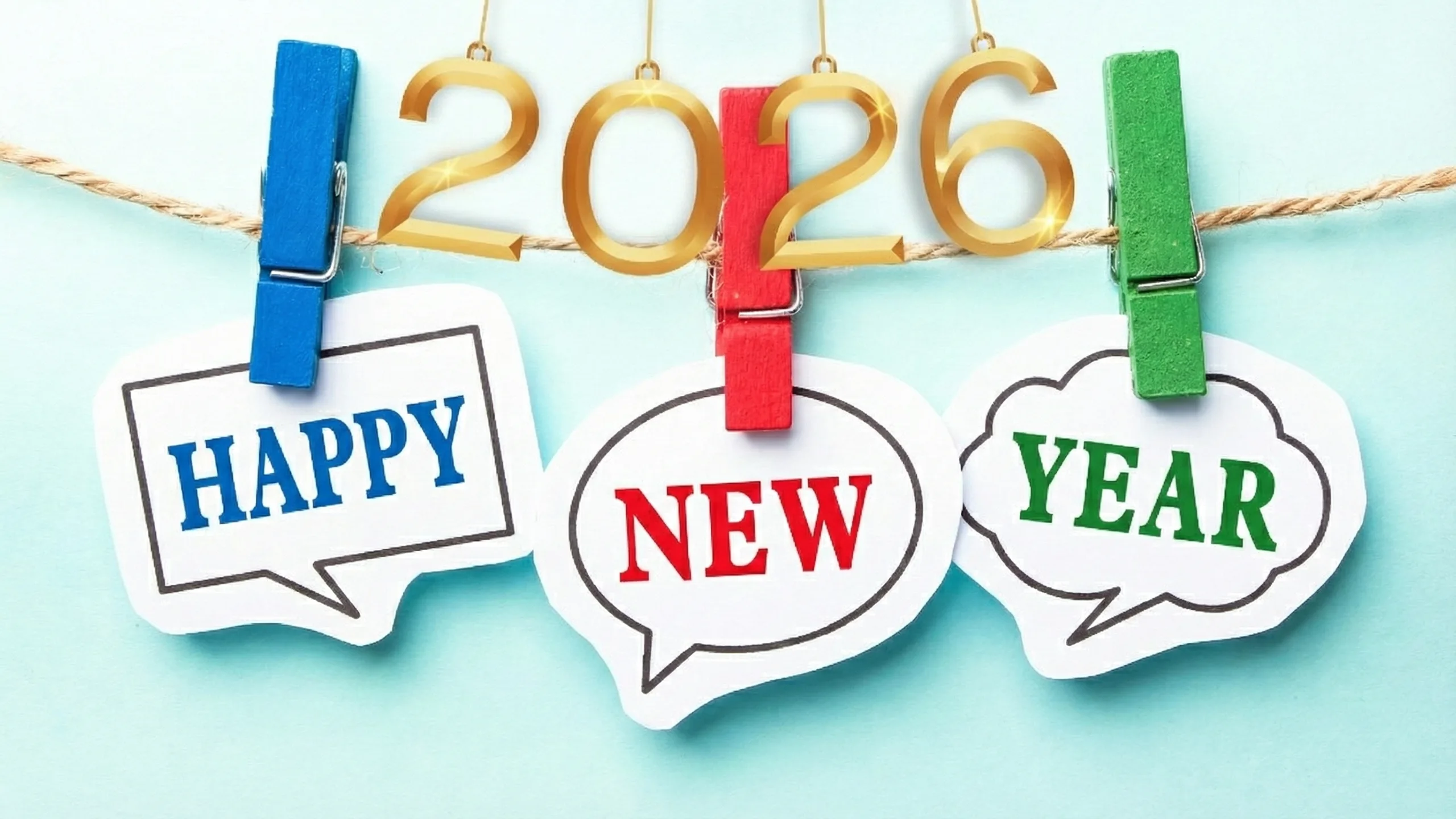 hanging new year letter and 2026 number hanging new year letter and 2026 number