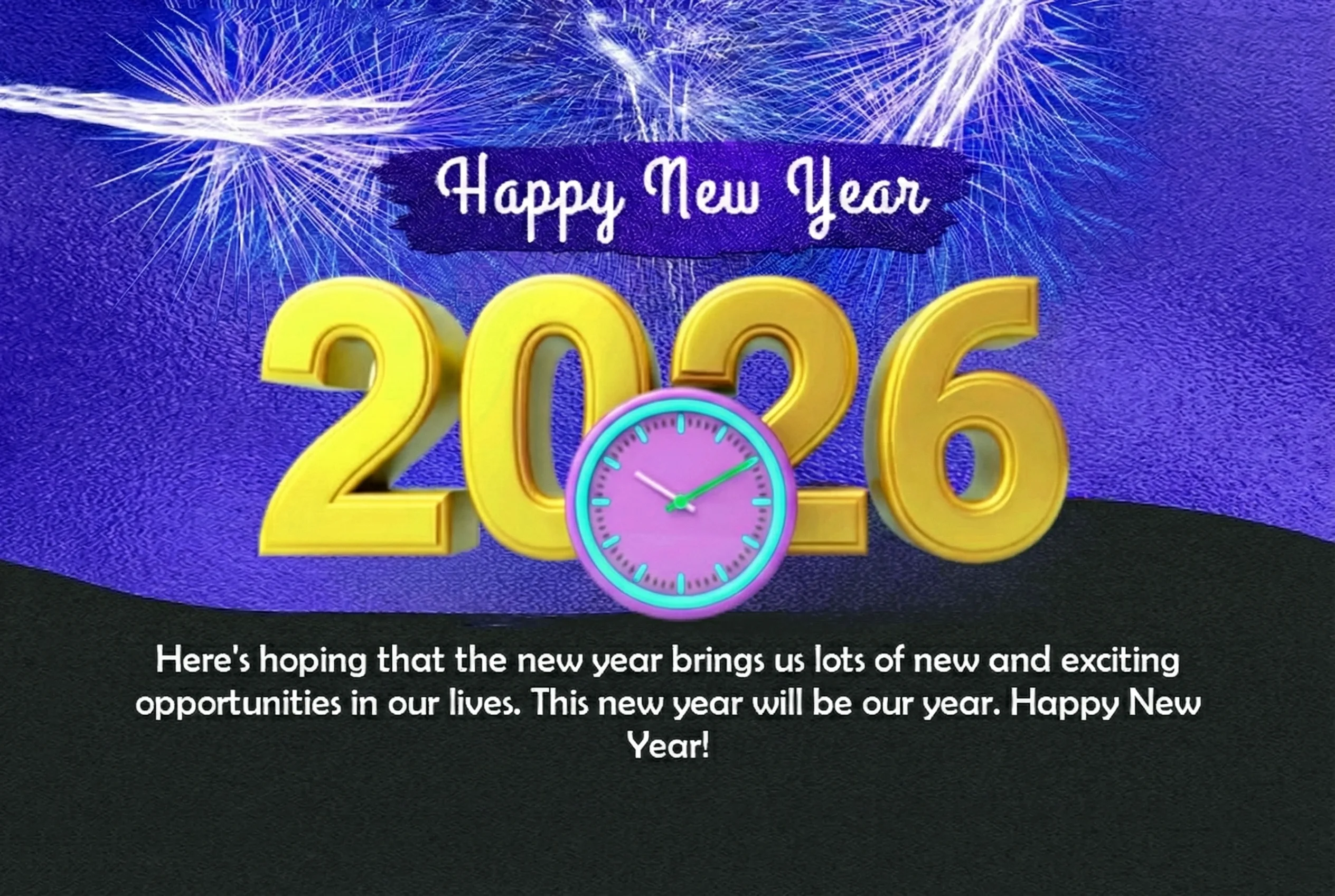 luxury gold style blue happy new year 2026 greeting card luxury gold style blue happy new year 2026 greeting card