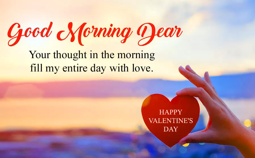 Valentine Day Good Morning HD Image With Wishes