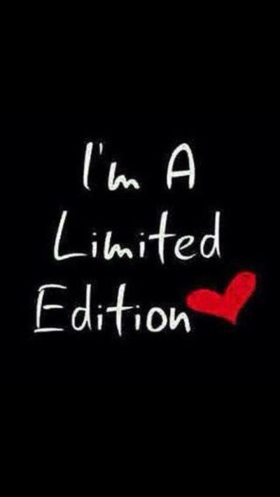 i am a limited edition