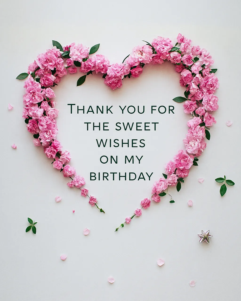 Thank you for the sweet wishes on my birthday