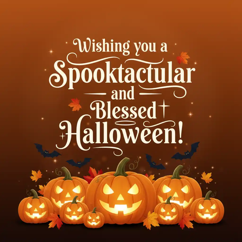 Wishing you a Spooktacular and Blessed Halloween