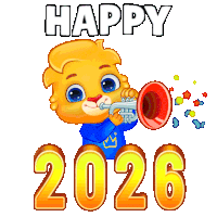 Happy 2026 Holidays Seasons Greetings Sticker