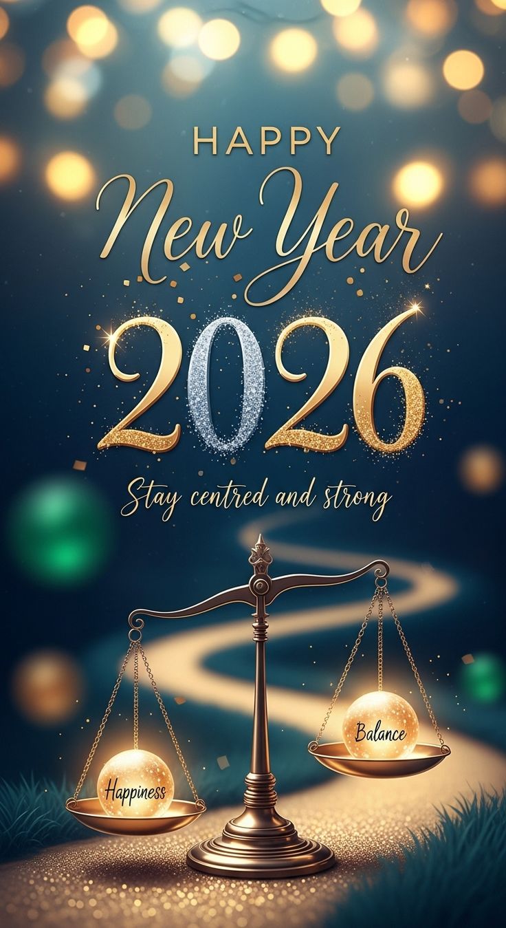 Happy New Year 2026 Find Your Balance. Transform your space.