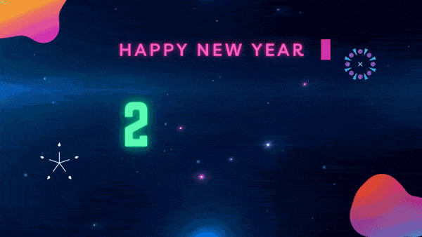 Vibrant Cosmic Space Background with Glowing Stars Neon Planets, and Futuristic Blue Nebula Digital Retro Synthwave gif